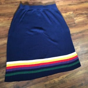 ModCloth striped skirt